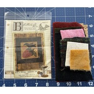 Buttermilk Basin Wool & Needle BOM June Pattern w Wool Fabric